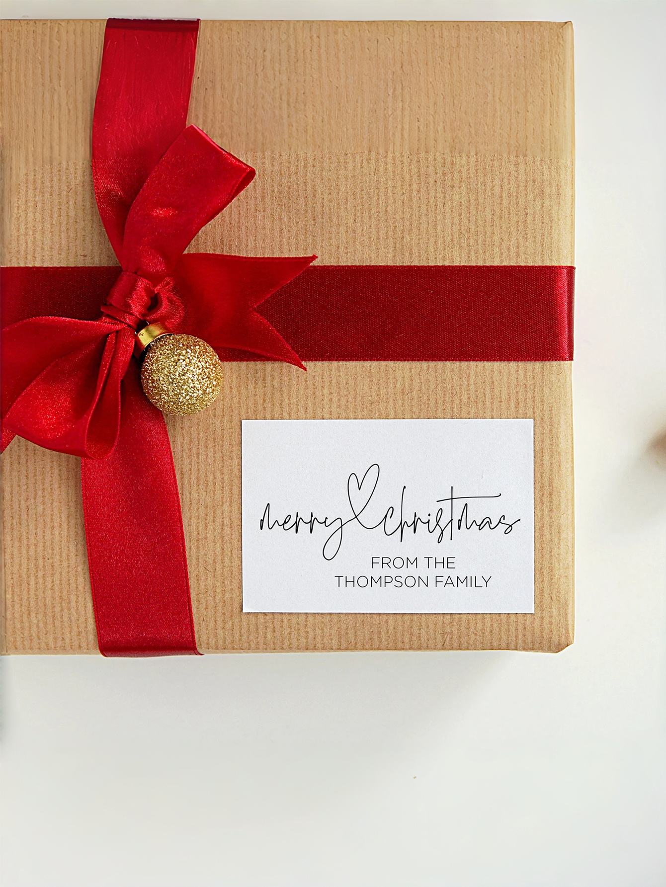 Custom Christmas Gift Sealing Stickers